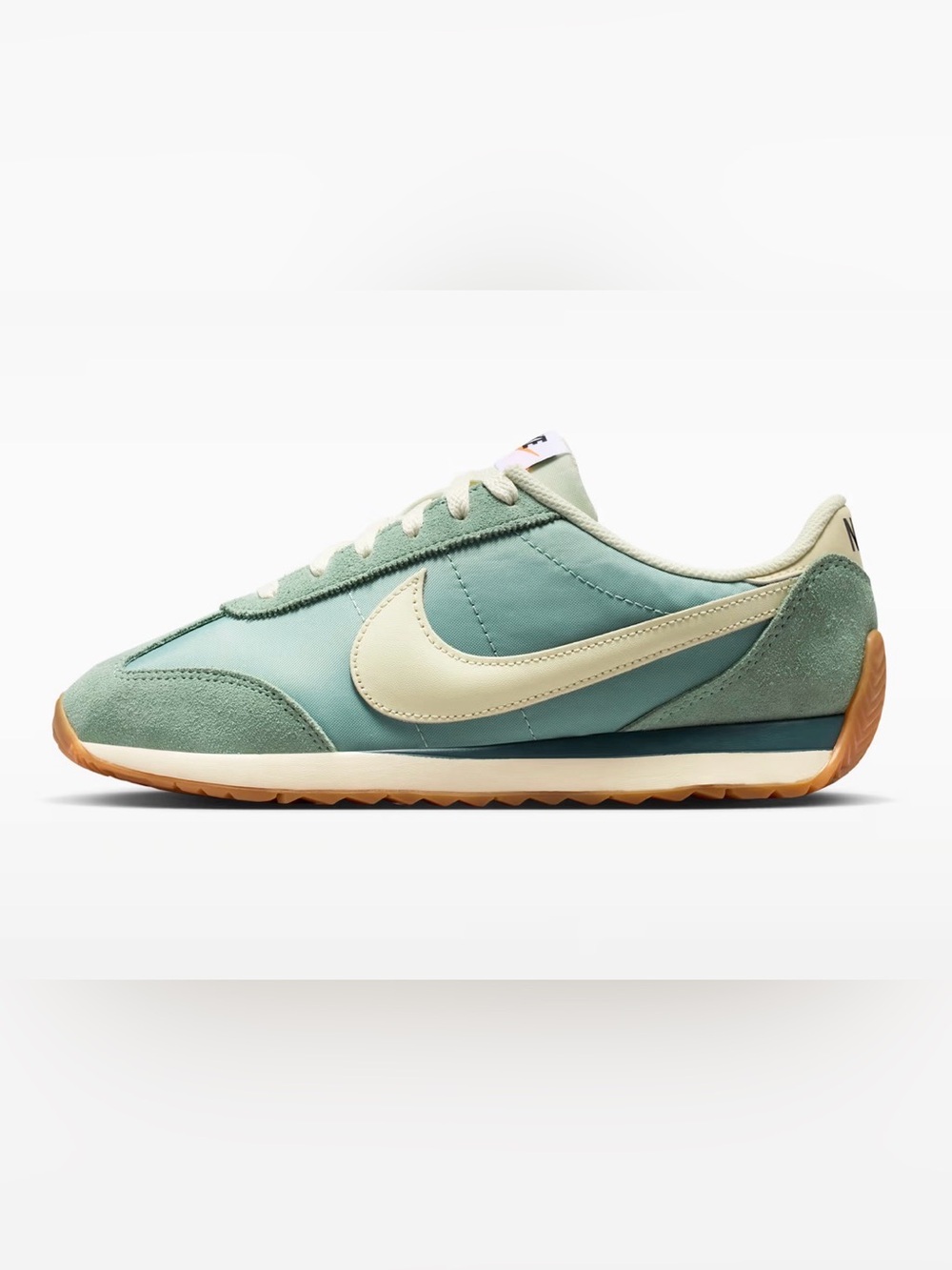 NIKE Pacific Steam Cream Mint Green Vintage Style Suede Sneakers W 9.5 (M 8)